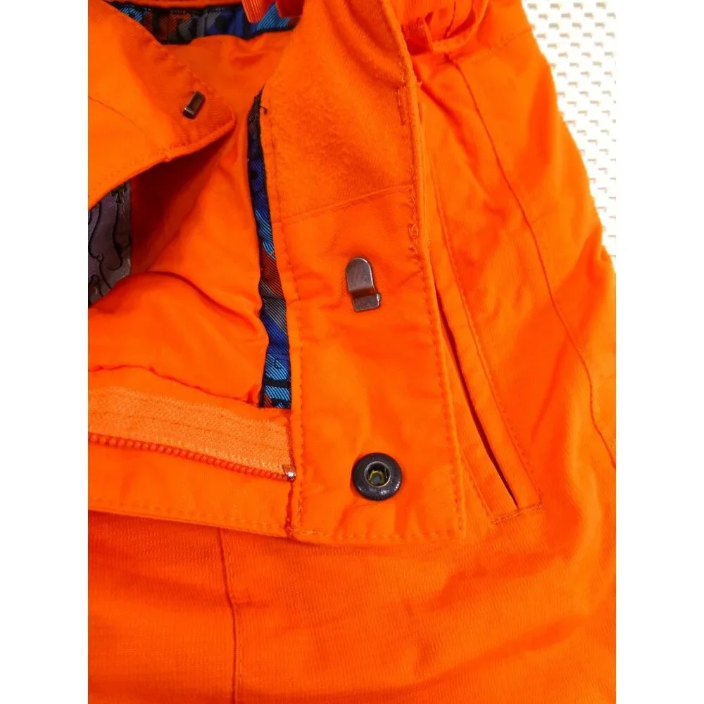 Burton Youth Orange Snow Pants US 14/16 EU 18-155 Durable Adjustable Waist Insul